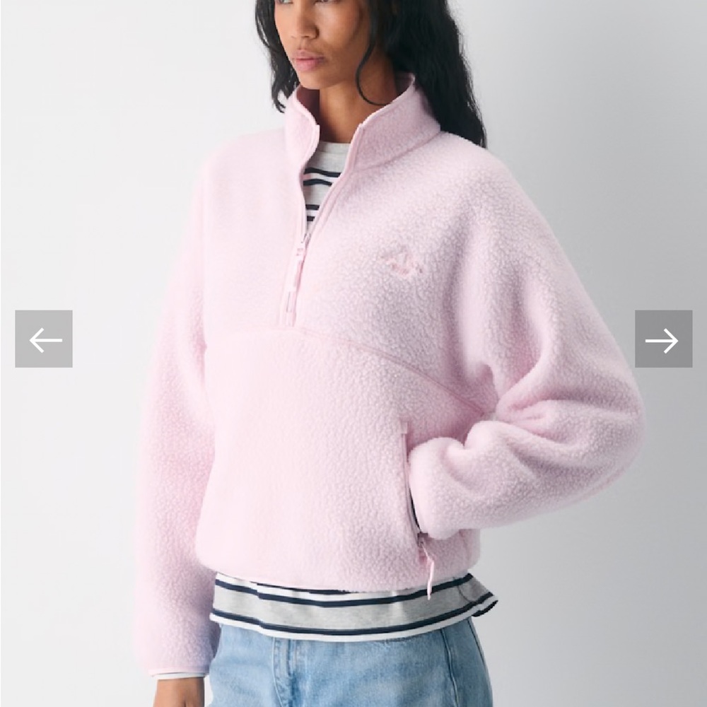 Aritzia TNA Polartec® Thermal Pro™ 1/2 Zip Hi-hip Sweater